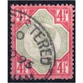 sg206 41/2d green & carmine CDS fine used (R1793)