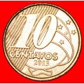 Ⰶ HORSE AND SOUTHERN CROSS: BRAZIL ★ 10 CENTAVO...