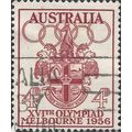 AUSTRALIA, OLYMPICS, Melbourne, red 1956, 4d, #4