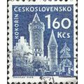 CZECHOSLOVAKIA, Kokorin castle, blue 1960, 1.60...