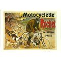 Advertising MOTOCYCLETTE ROCHET Postcard (Pitki...