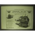 1922 Oliver No. 125 Single End Tenoner Ad