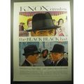1958 Knox Hats Ad - Knox creates the Black Black Hat