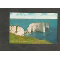 Postcard Dorset Swanage Old Harry rocks