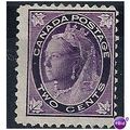 Canada 1897 SG144 2c Violet MINT No Gum