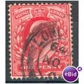 GB stamps 1902-10 KEV11 - 1d SG219 London 95
