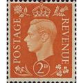 Great Britain KGVI 1938 2d Orange Mounted Mint ...