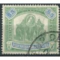 Federated Malay States 1908 SG50 $5 Green & Blu...