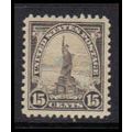 566 15c Statue of Liberty Almost Very Fine MMH ...