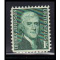 Used 1278 1c Thomas Jefferson Fine KA8427