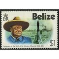 Belize 1974 Churchill $1 Liberty Bell Unmounted...