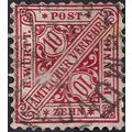 GERMANY, WURTTEMBERG, Dienstmarke, Wurttemberg,...