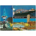Constance postcard Brighton By Night multiview....