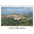 Costa Blanca Polop Spain Postcard posted 2002 VGC