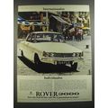 1964 Rover 2000 Car Ad - Internationalist Individualist