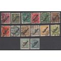 Mi: 75/88 used 1923 Cat € 1300