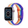 Rainbow Silicone Strap Watchband For Apple Watc...