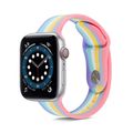 Rainbow Silicone Strap Watchband For Apple Watc...