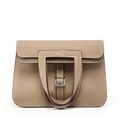 Womens Genuine Leather Casual Handbags Grey