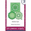 Spellbinders. Medallion Eight Die Set. Die Cutt...