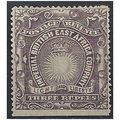British East Africa 1890 SG17 3 Rupees Slate Pu...