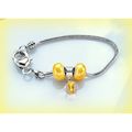Silver Tone Bracelet Love Heart Lobster Clasp E...