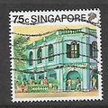 SINGAPORE 1990 75c PERANAKAN PLACE SG 632 FINE ...