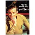 STAR TREK ' GREETING ' card KIRK (1992)