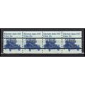 1906a 17c Electric Auto Fine MNH Dry Gum S/4 Ty...