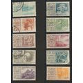 Mexico Stamps Scott #C186//C196, Used, 10 Diffe...