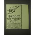 1900 Libby's Food Ad - Libby's $250.00 Cash Pri...