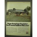 1971 American Tourister Luggage Ad - Never Beli...