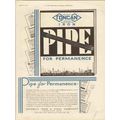 REPUBLIC IRON STEEL COMPANY 1930 pipe permanenc...