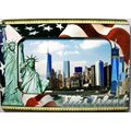 Ellis Island New York Picture Frame Fridge Magnet