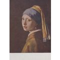 Vermeer The Turban Girl Painting Postcard