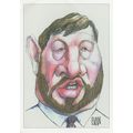 David Blunkett Comic Caricature Election 1997 P...