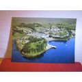 AERIAL VIEW, PORTREE, ISLE OF SKYE, SCOTLAND un...