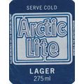BEER BOTTLE LABEL - ALLIED BREWERIES - ARTIC LI...