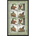 Armenia WWF Squirrel Sheetlet of 2 sets 2001 MN...
