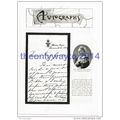 Facsimile Letter, Queen Victoria to Wife of Gen...
