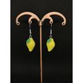 FUNKY FRUITY LEMON EARRINGS CUTE KITSCH RETRO FRUIT FUN KAWAII FOOD