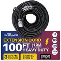 100Ft Outdoor/Indoor Extension Cord 10/3 Gauge ...