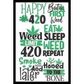 420 Cannabis Embroidery Bundle Digital Patterns...