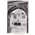 EC87 BUCKLAND ABBEY - THE CHAPEL . R/P POSTCARD