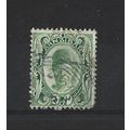 Zanzibar.SG226 3c Yellow-Green.Fine Used.Jul24g