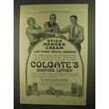 1911 Colgate's Shaving Lather Ad - Stick Powder...