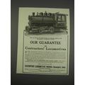 1911 Davenport Locomotive Works Ad - Contractors'