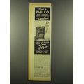 1940 Philco 608P Radio-Phonograph Ad - For Chri...
