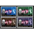 1966 Falkland Islands - Churchill set of 4 - Sc...