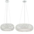Halo Acrylic Ball Pendant Chandelier Light Fixt...